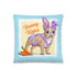 Bunny Kisses Throw Pillow
