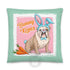 Bunny Kisses Throw Pillow