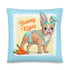 Bunny Kisses Throw Pillow