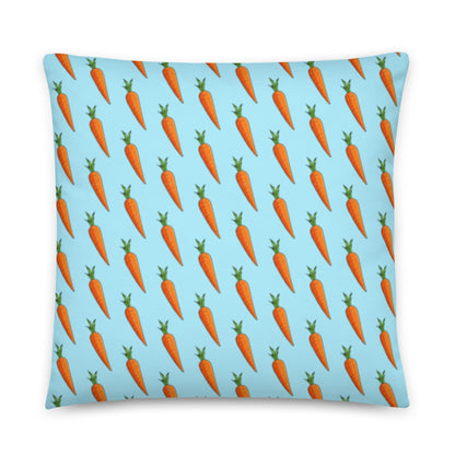 Bunny Kisses Throw Pillow