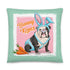 Bunny Kisses Throw Pillow