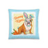 Bunny Kisses Throw Pillow