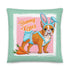 Bunny Kisses Throw Pillow