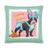 Bunny Kisses Throw Pillow