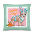 Bunny Kisses Throw Pillow