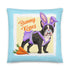 Bunny Kisses Throw Pillow