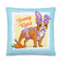 Bunny Kisses Throw Pillow