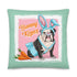 Bunny Kisses Throw Pillow