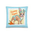 Bunny Kisses Throw Pillow