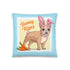 Bunny Kisses Throw Pillow