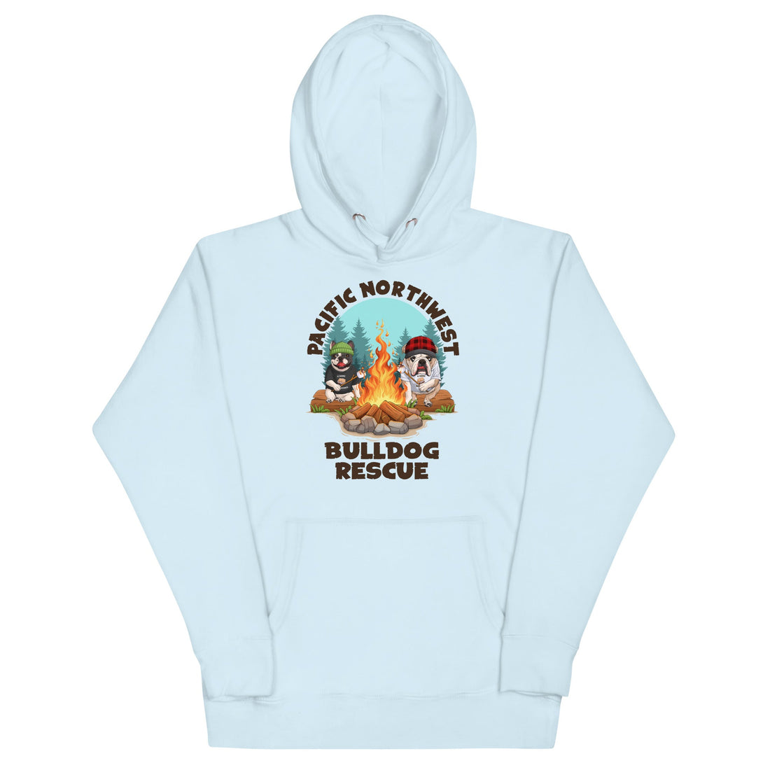 "Campfire Bullies" Pacific Northwest Bulldog Rescue Unisex Hoodie