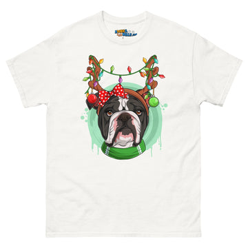 Christmas Lights + Antlers Men's Classic Tee