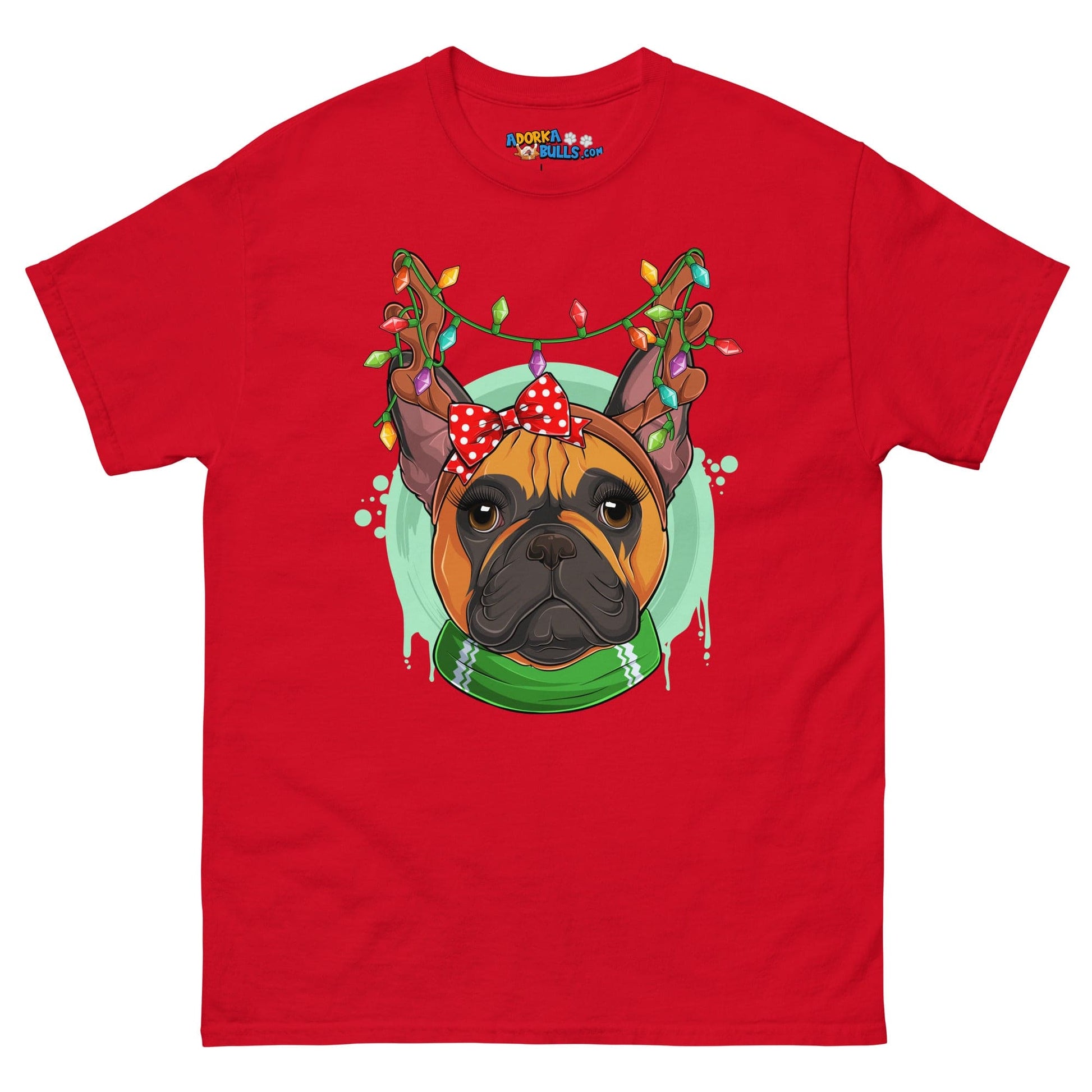 Christmas Lights + Antlers Men's Classic Tee