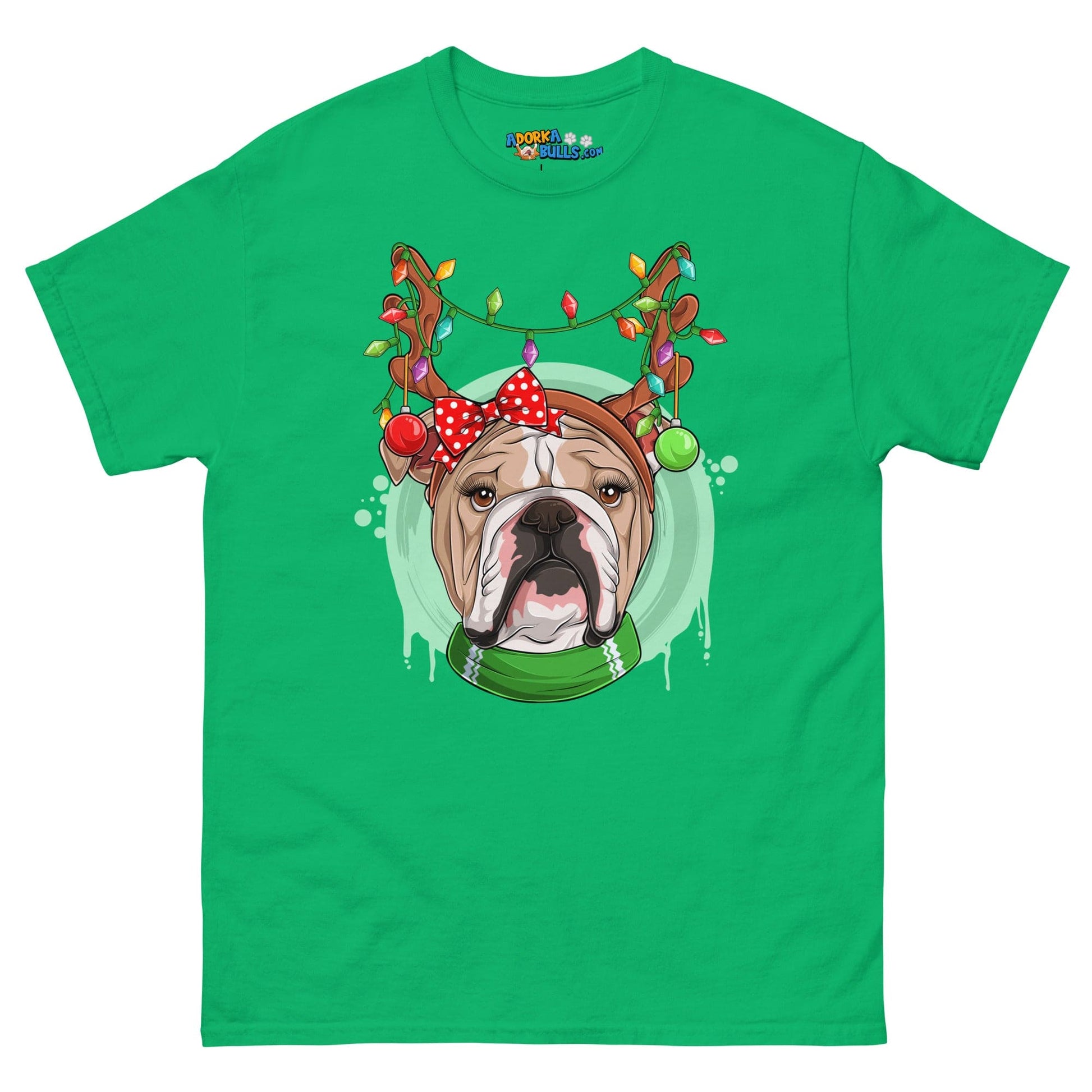 Christmas Lights + Antlers Men's Classic Tee