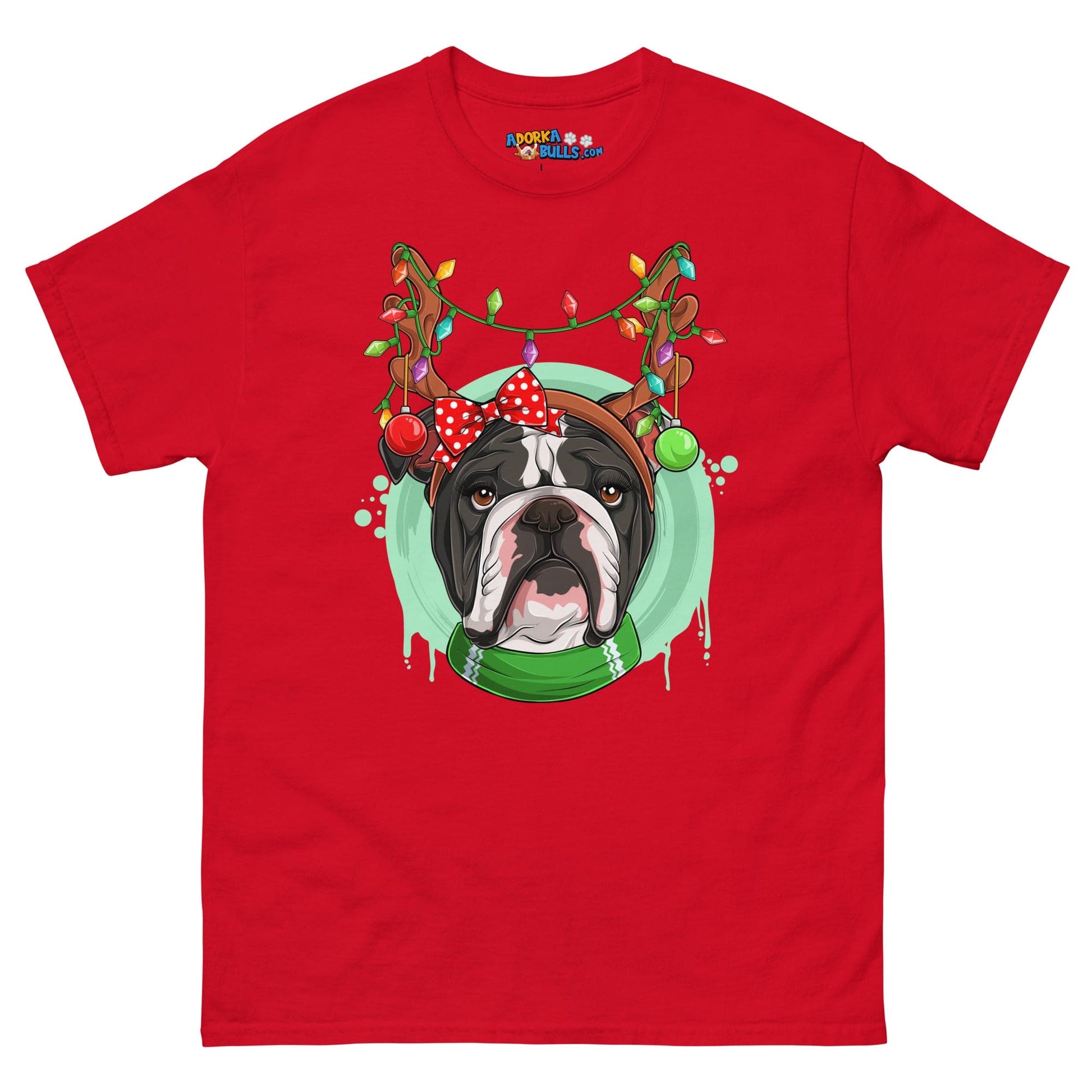 Christmas Lights + Antlers Men's Classic Tee