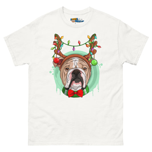 Christmas Lights + Antlers Men's Classic Tee