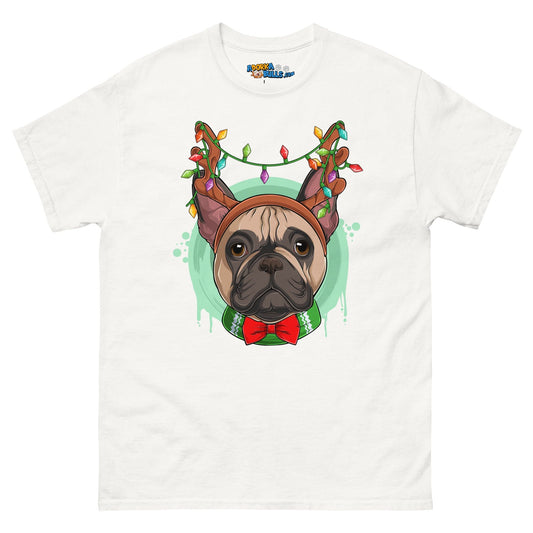 Christmas Lights + Antlers Men's Classic Tee