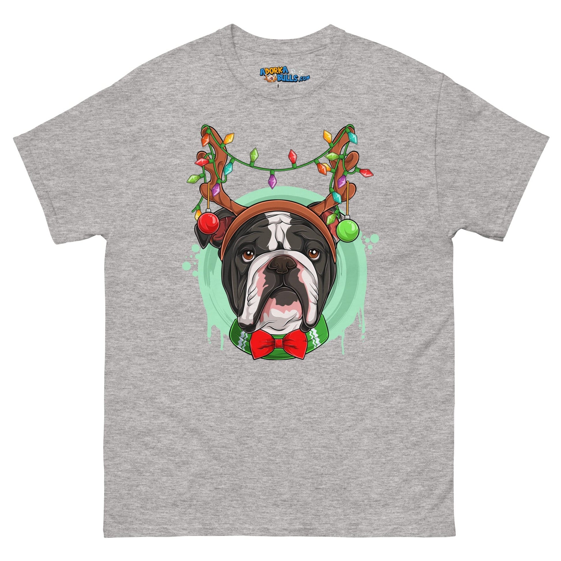 Christmas Lights + Antlers Men's Classic Tee