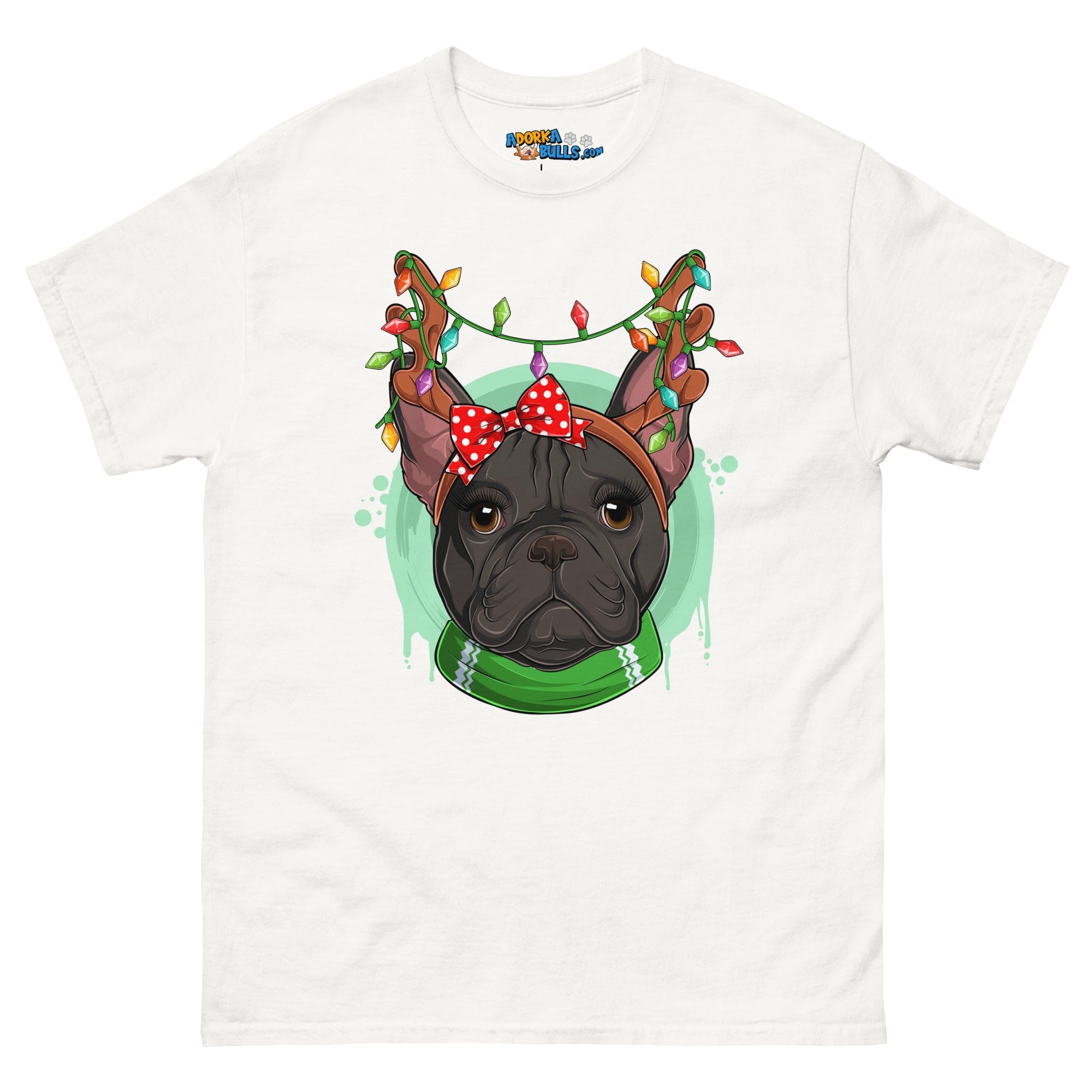 Christmas Lights + Antlers Men's Classic Tee