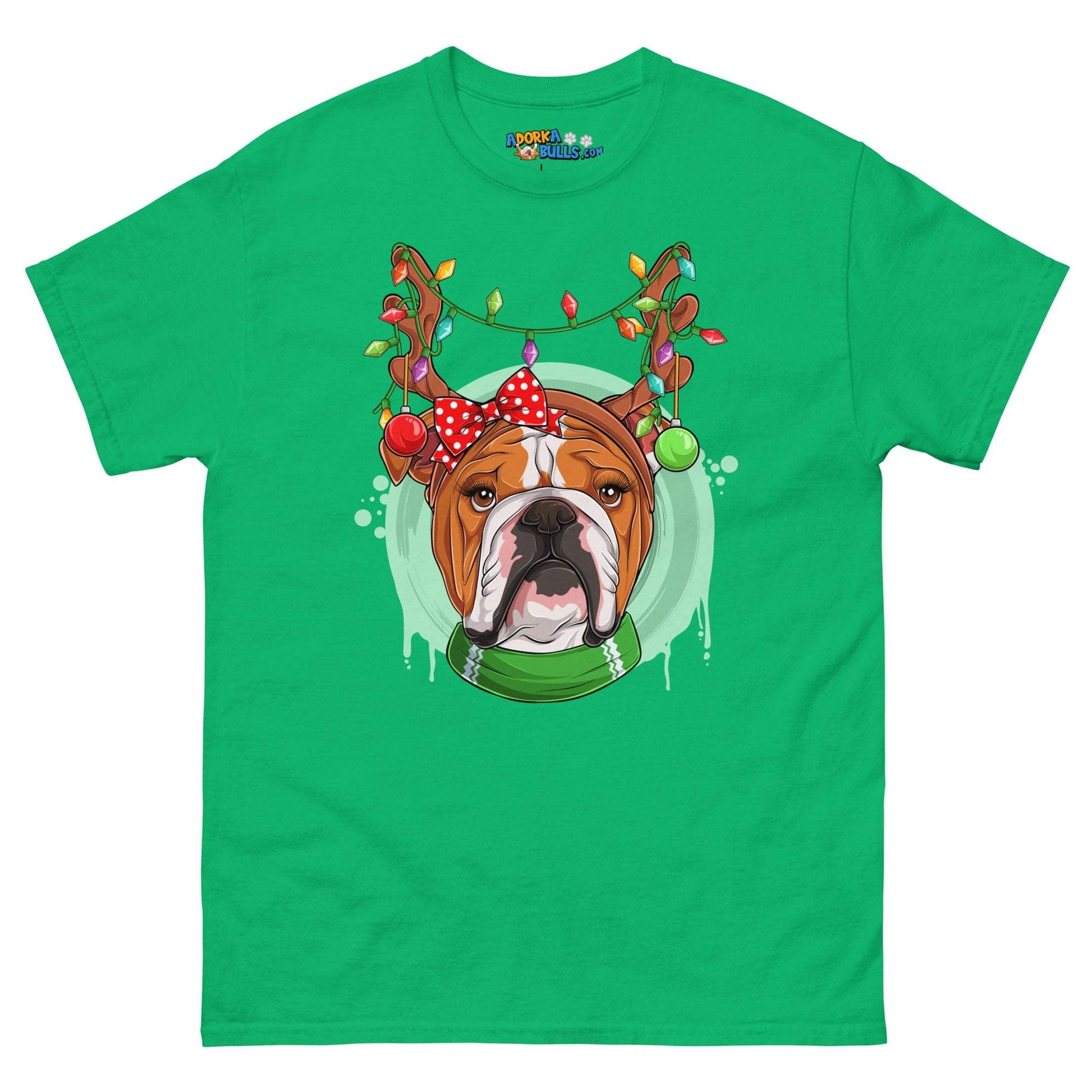 Christmas Lights + Antlers Men's Classic Tee