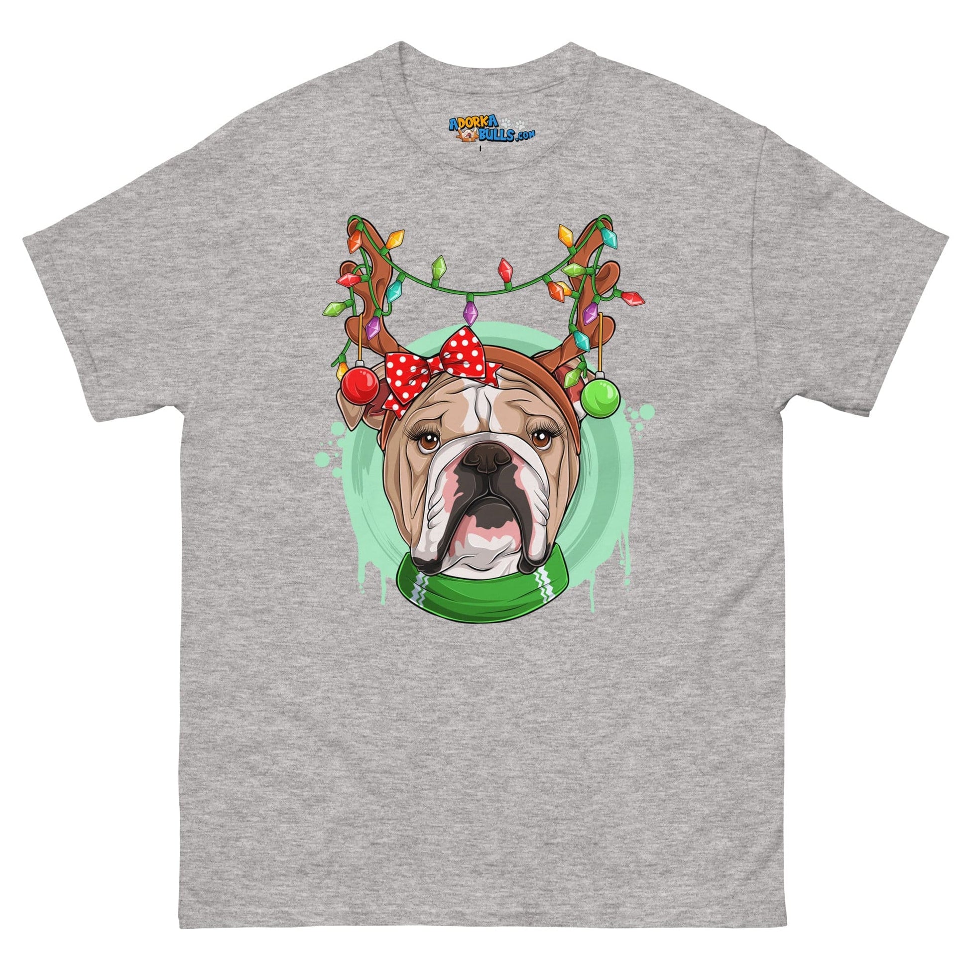 Christmas Lights + Antlers Men's Classic Tee