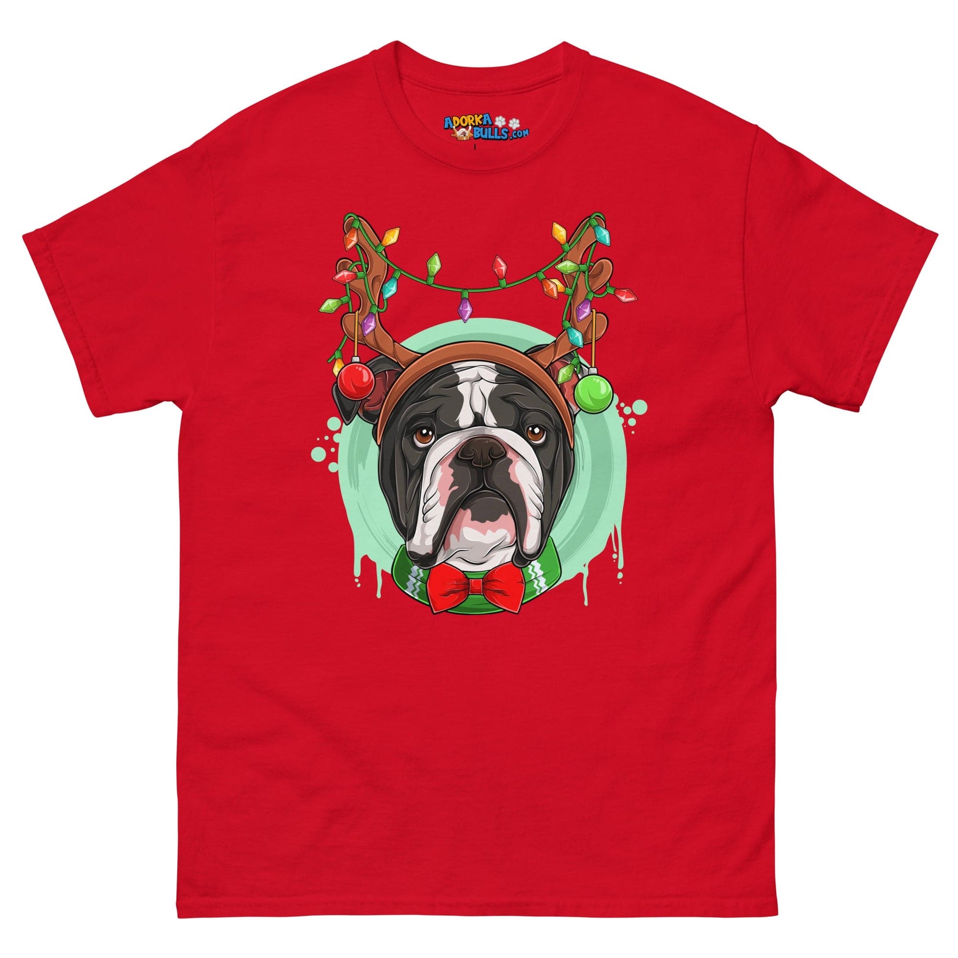 Christmas Lights + Antlers Men's Classic Tee