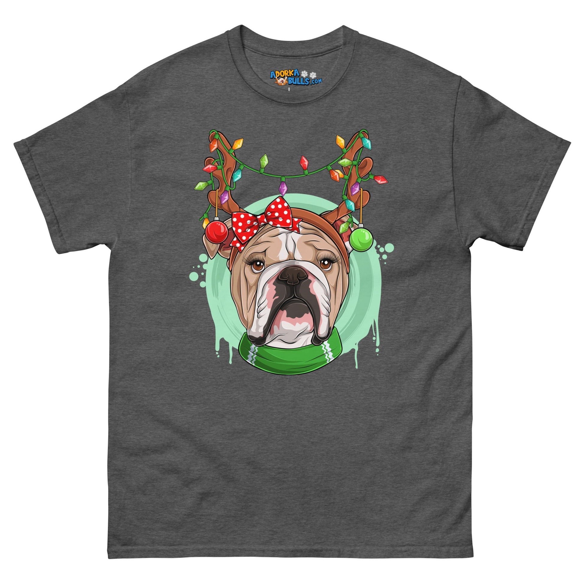 Christmas Lights + Antlers Men's Classic Tee