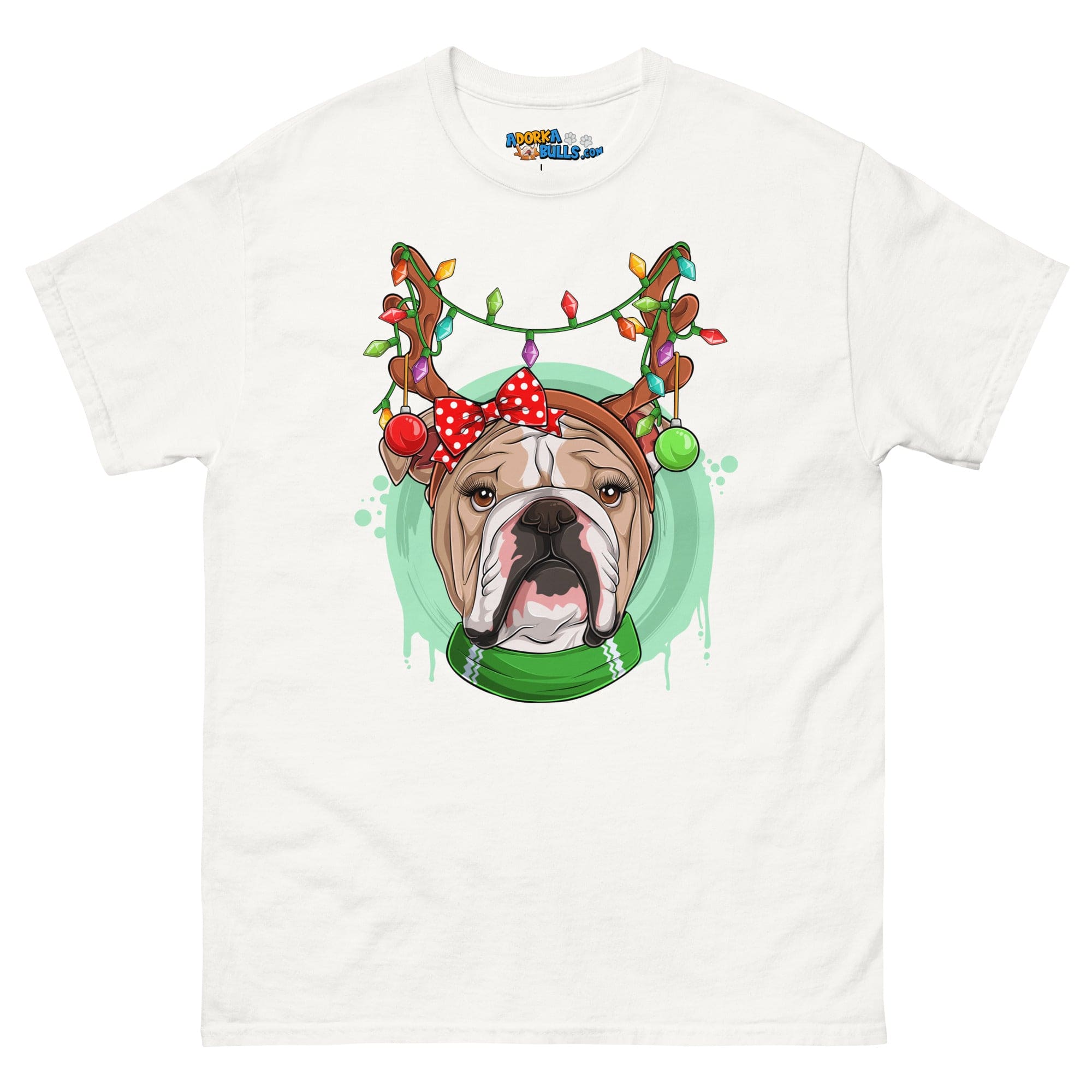 Christmas Lights + Antlers Men's Classic Tee