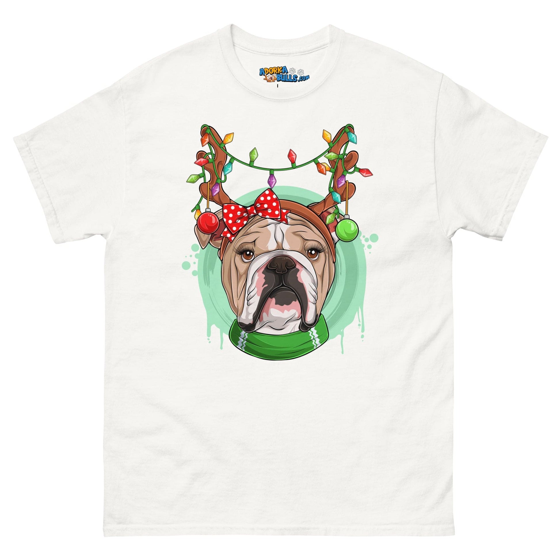 Christmas Lights + Antlers Men's Classic Tee