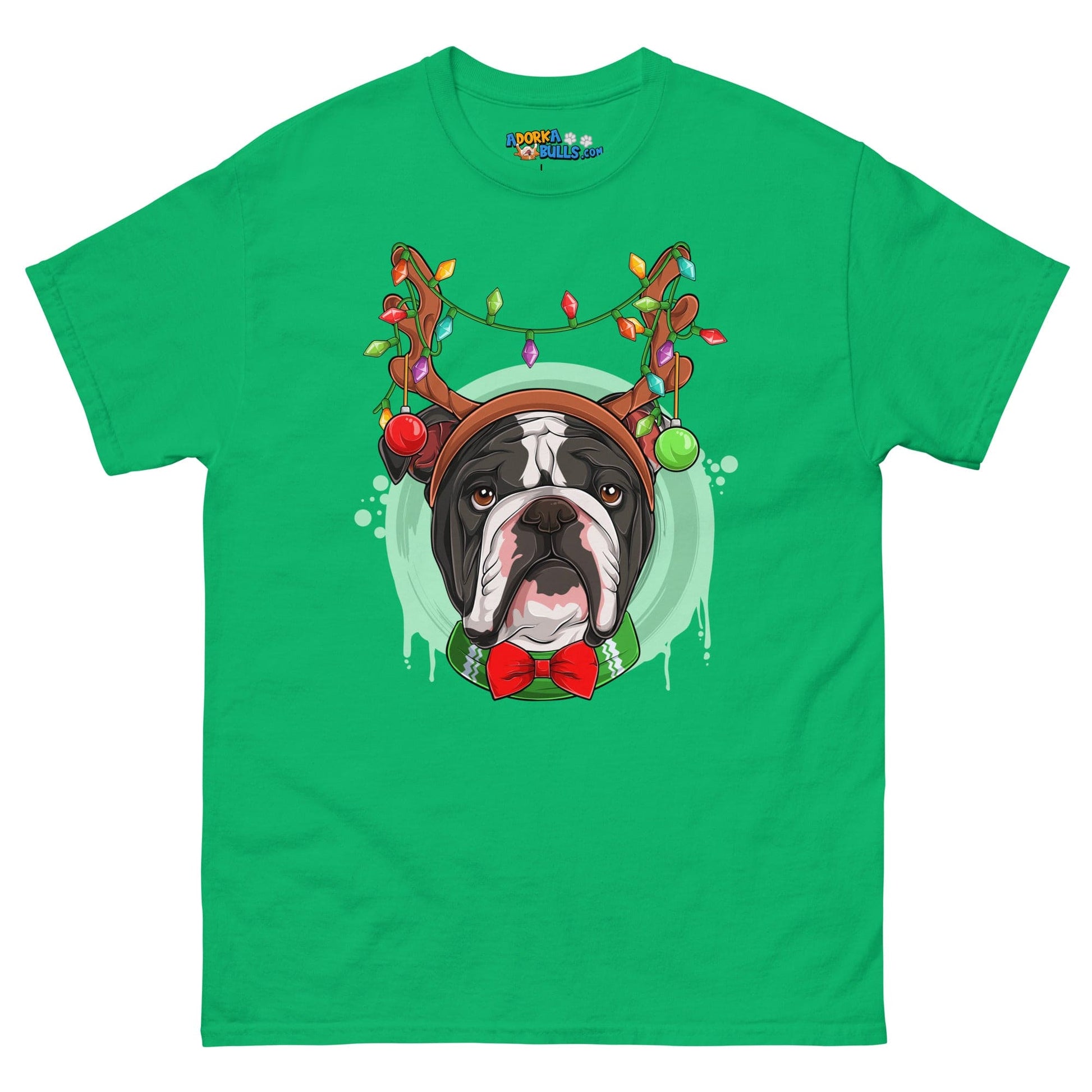 Christmas Lights + Antlers Men's Classic Tee