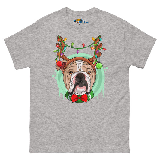 Christmas Lights + Antlers Men's Classic Tee