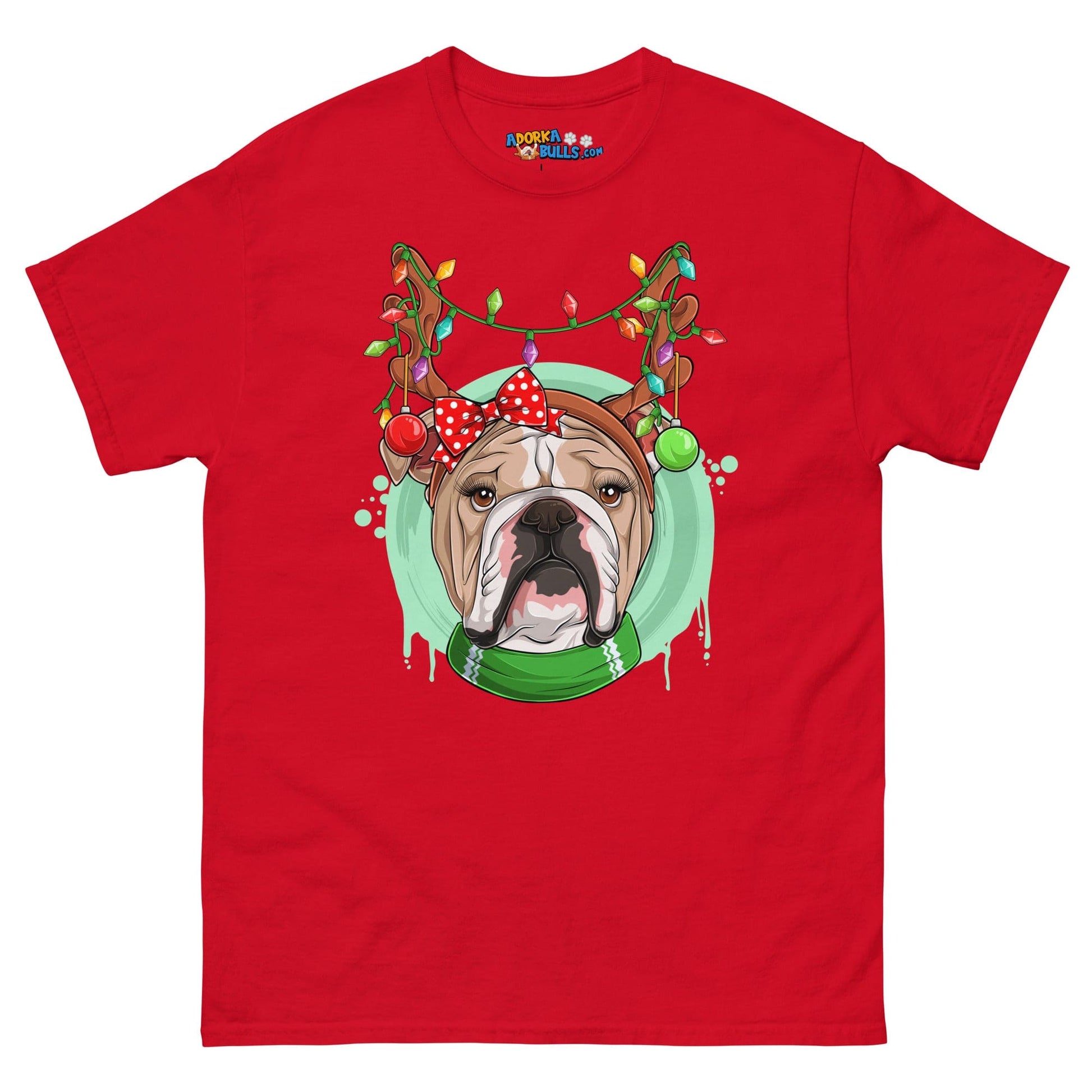 Christmas Lights + Antlers Men's Classic Tee