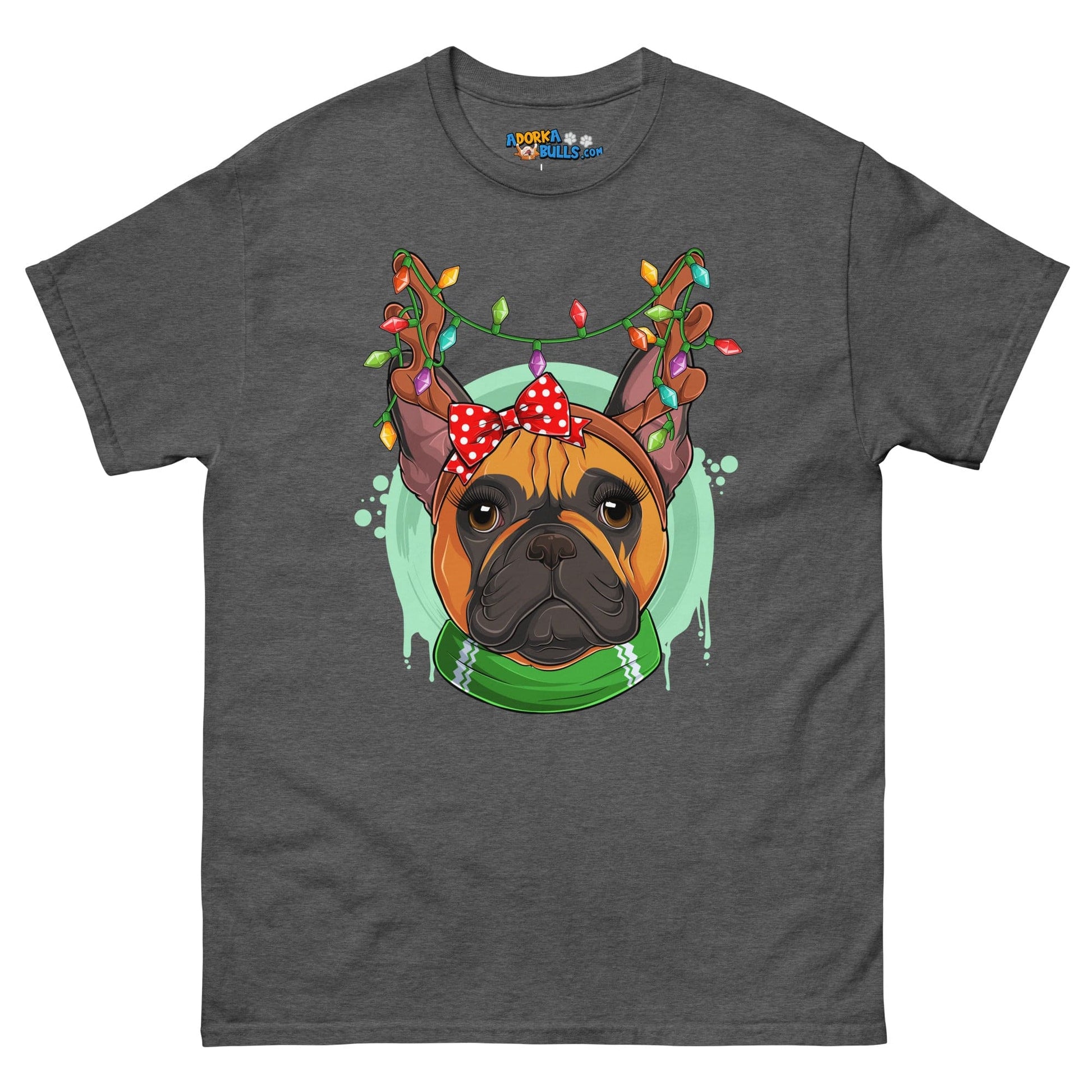 Christmas Lights + Antlers Men's Classic Tee