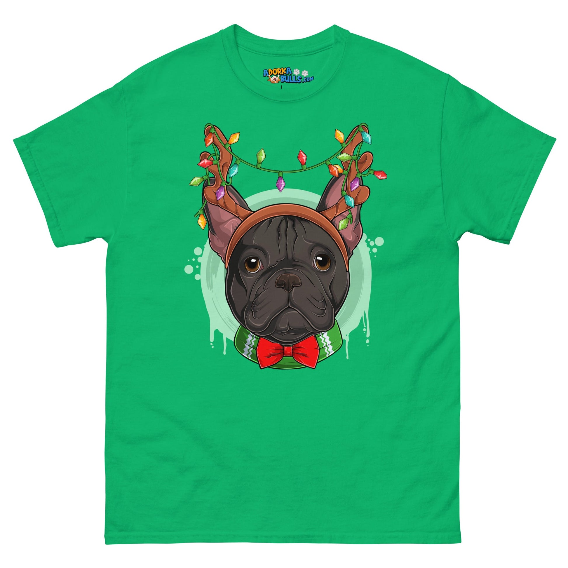 Christmas Lights + Antlers Men's Classic Tee