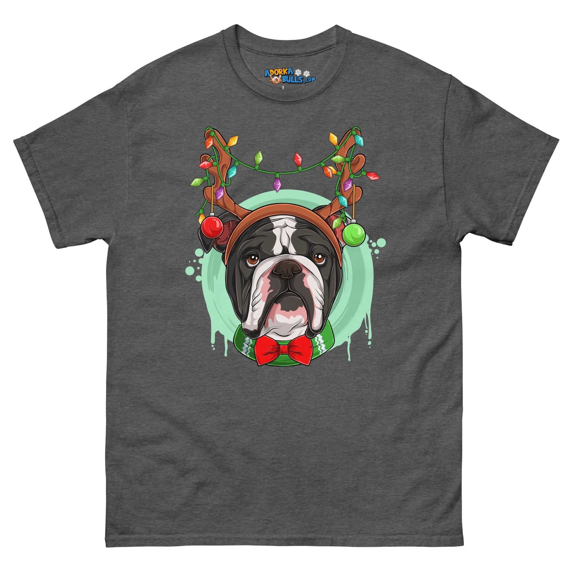 Christmas Lights + Antlers Men's Classic Tee