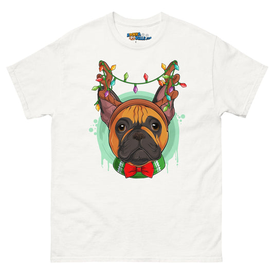 Christmas Lights + Antlers Men's Classic Tee