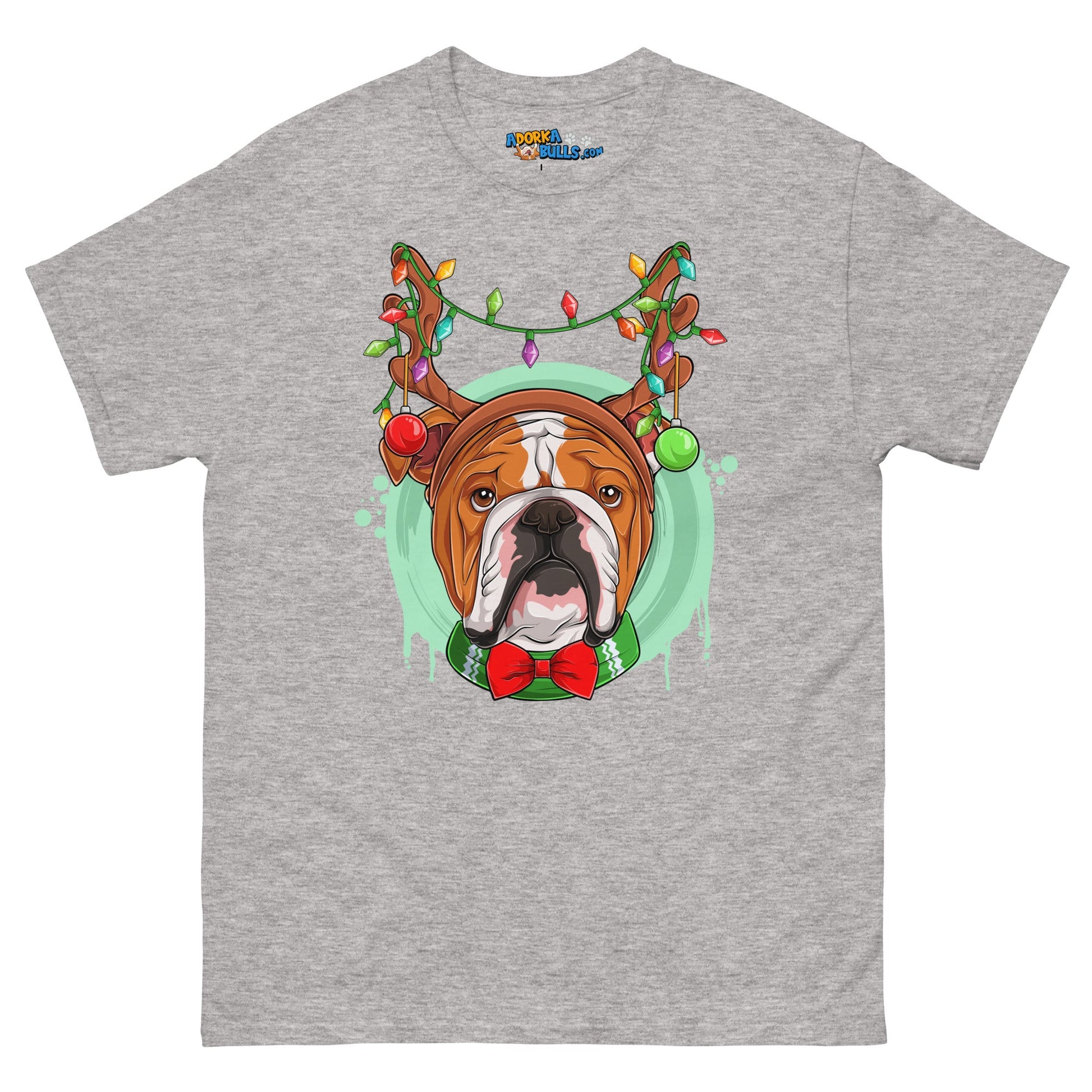 Christmas Lights + Antlers Men's Classic Tee