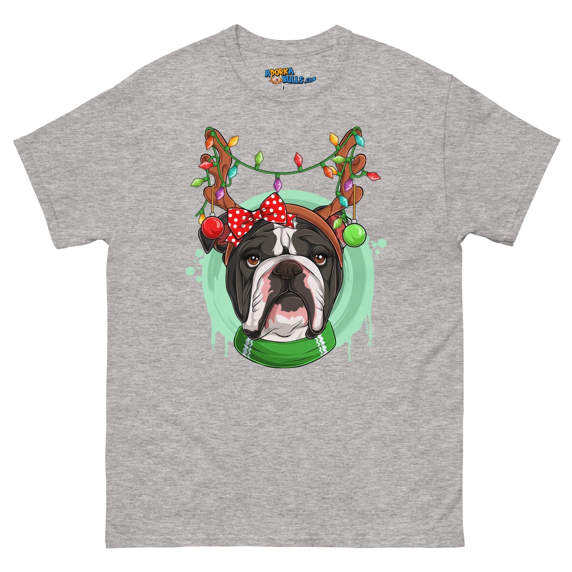 Christmas Lights + Antlers Men's Classic Tee