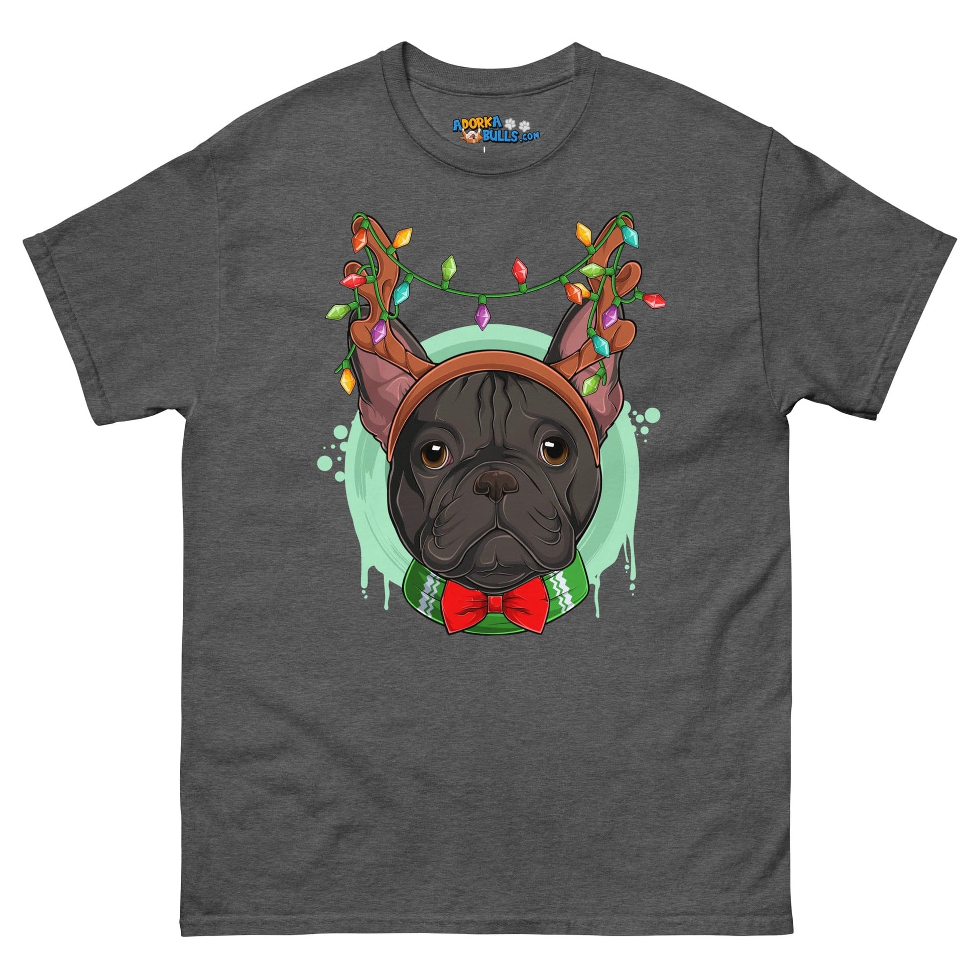 Christmas Lights + Antlers Men's Classic Tee