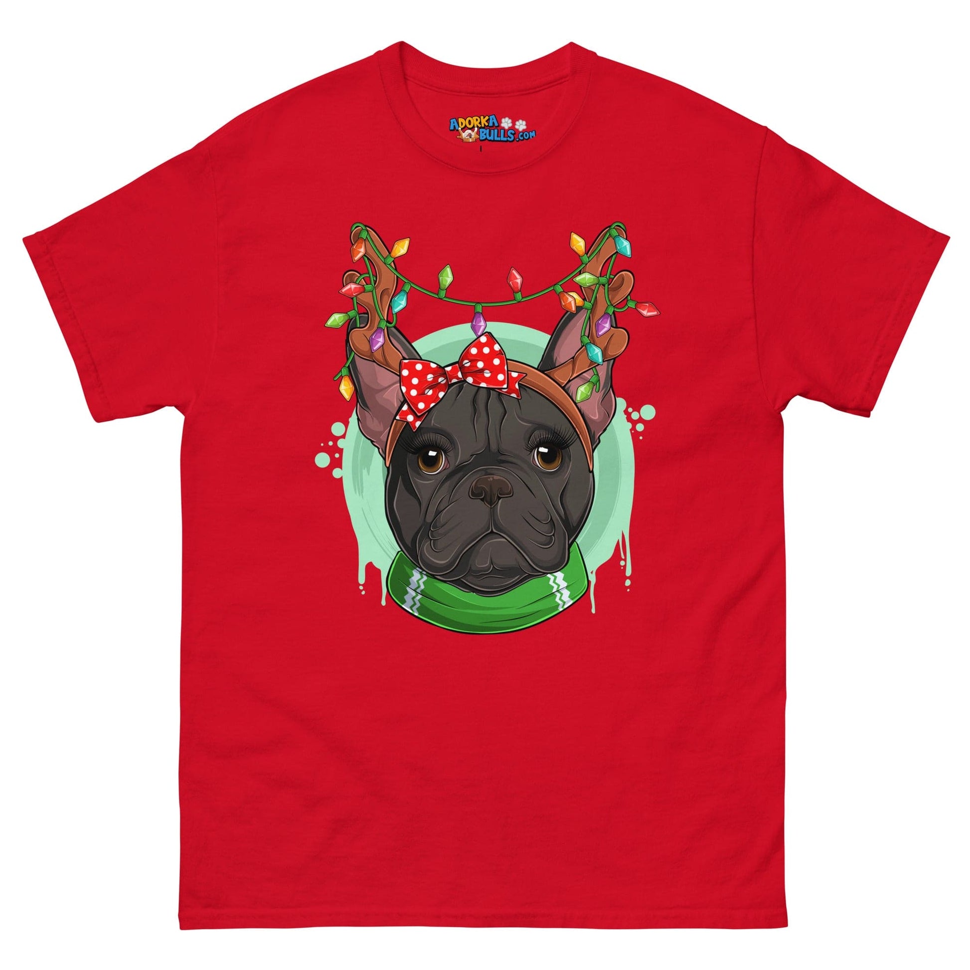 Christmas Lights + Antlers Men's Classic Tee