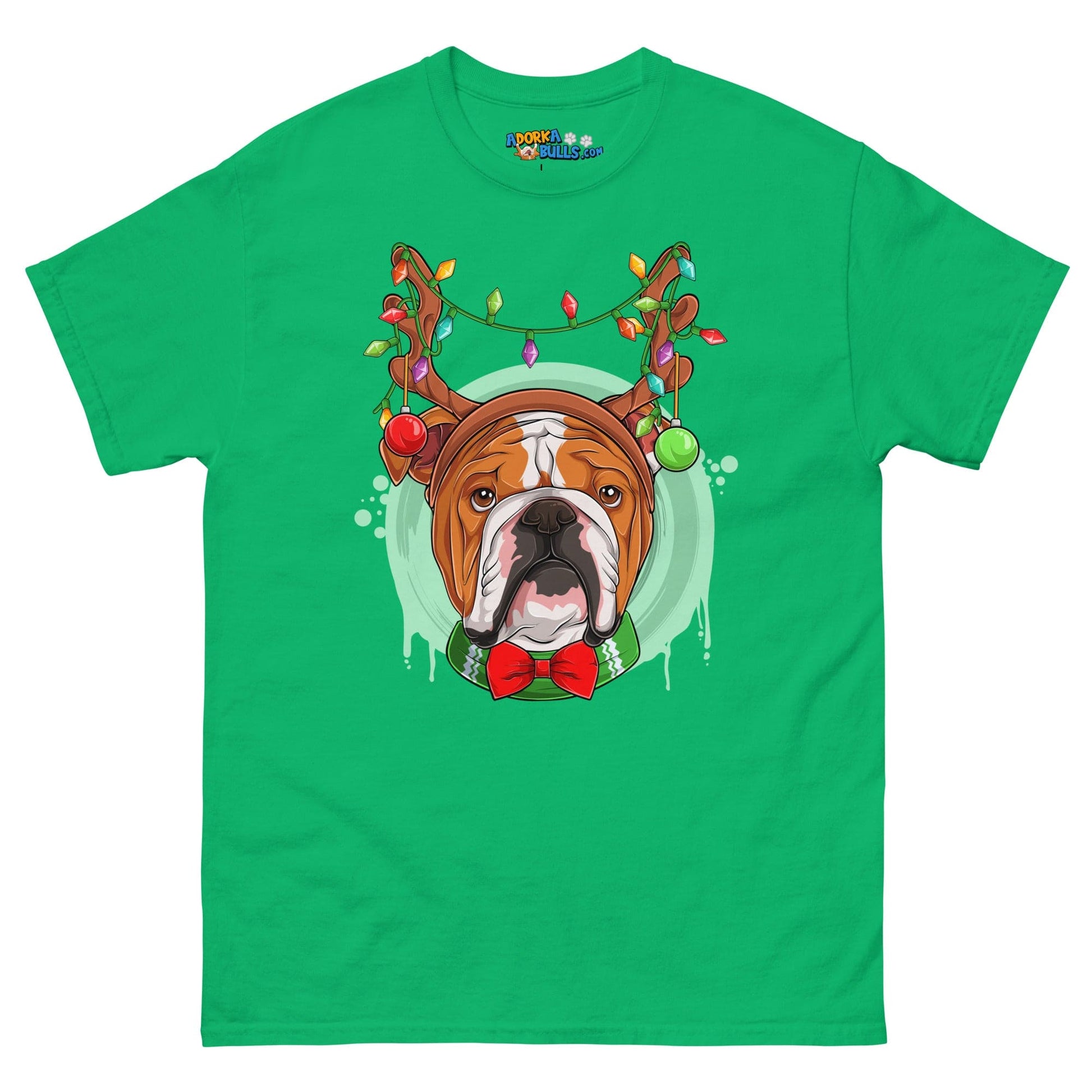 Christmas Lights + Antlers Men's Classic Tee