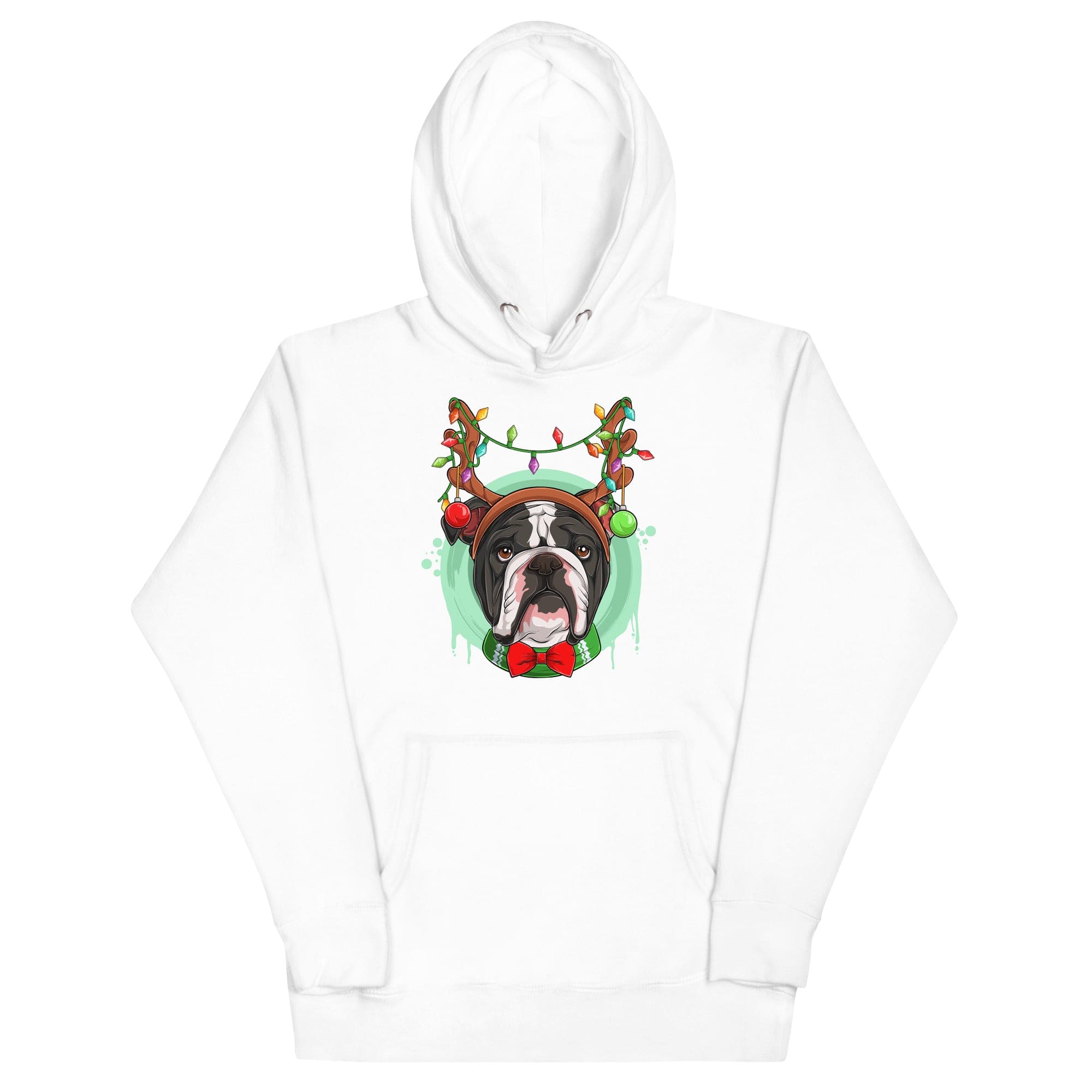 Christmas Lights + Antlers Unisex Hoodie