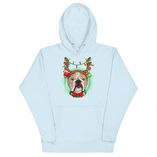 Christmas Lights + Antlers Unisex Hoodie