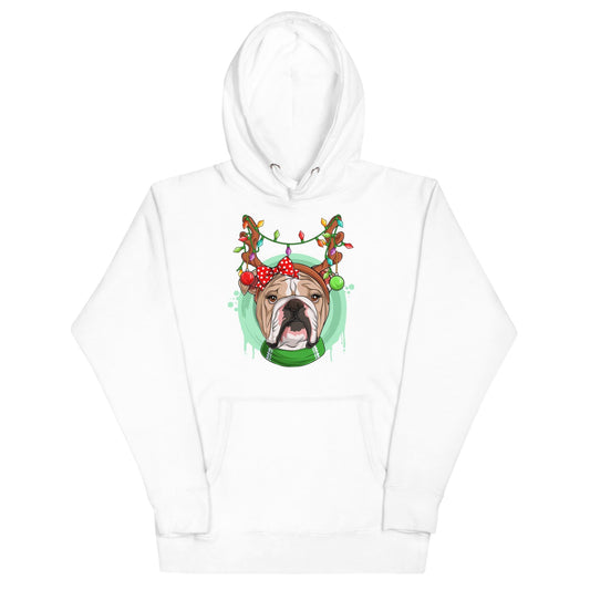 Christmas Lights + Antlers Unisex Hoodie