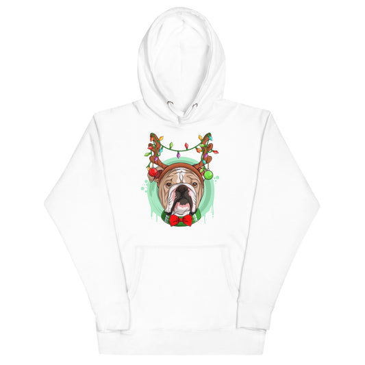 Christmas Lights + Antlers Unisex Hoodie