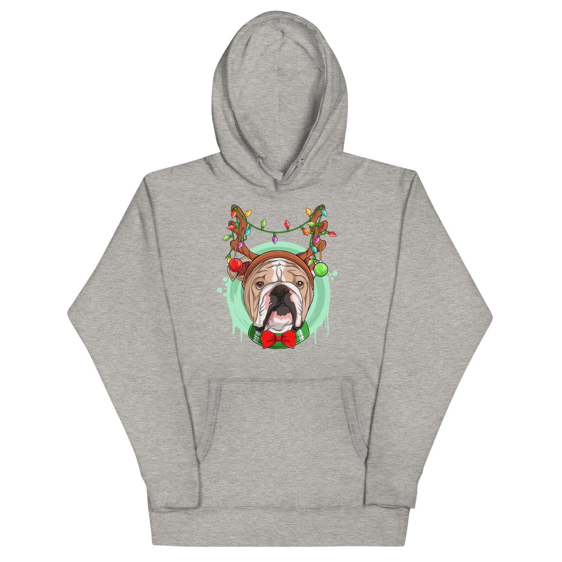Christmas Lights + Antlers Unisex Hoodie
