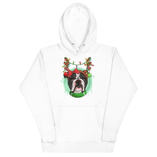 Christmas Lights + Antlers Unisex Hoodie