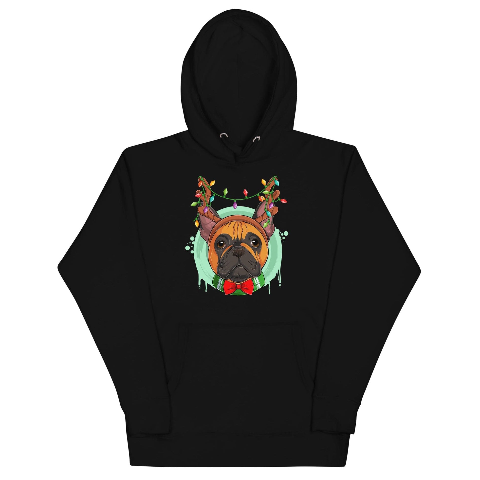 Christmas Lights + Antlers Unisex Hoodie