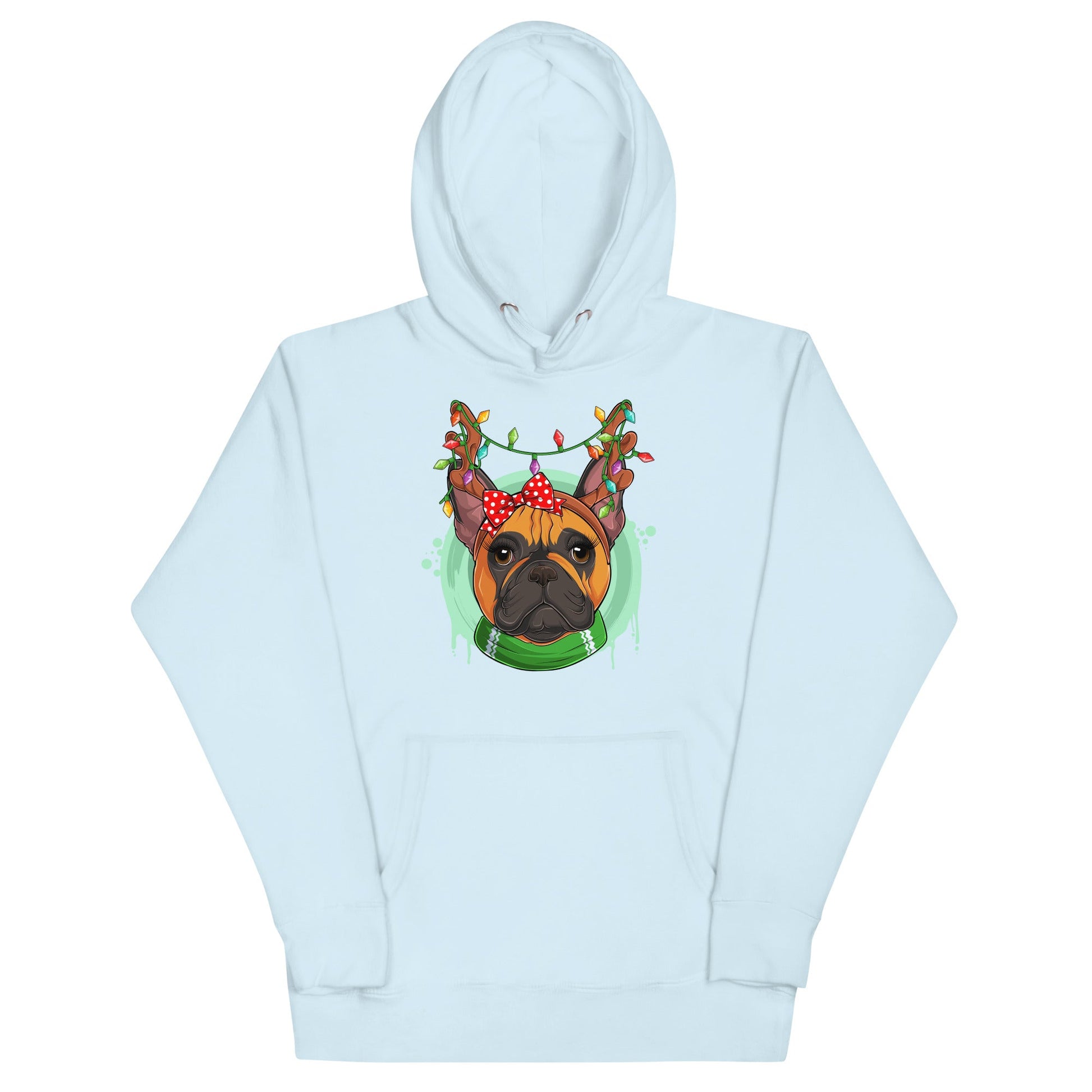 Christmas Lights + Antlers Unisex Hoodie