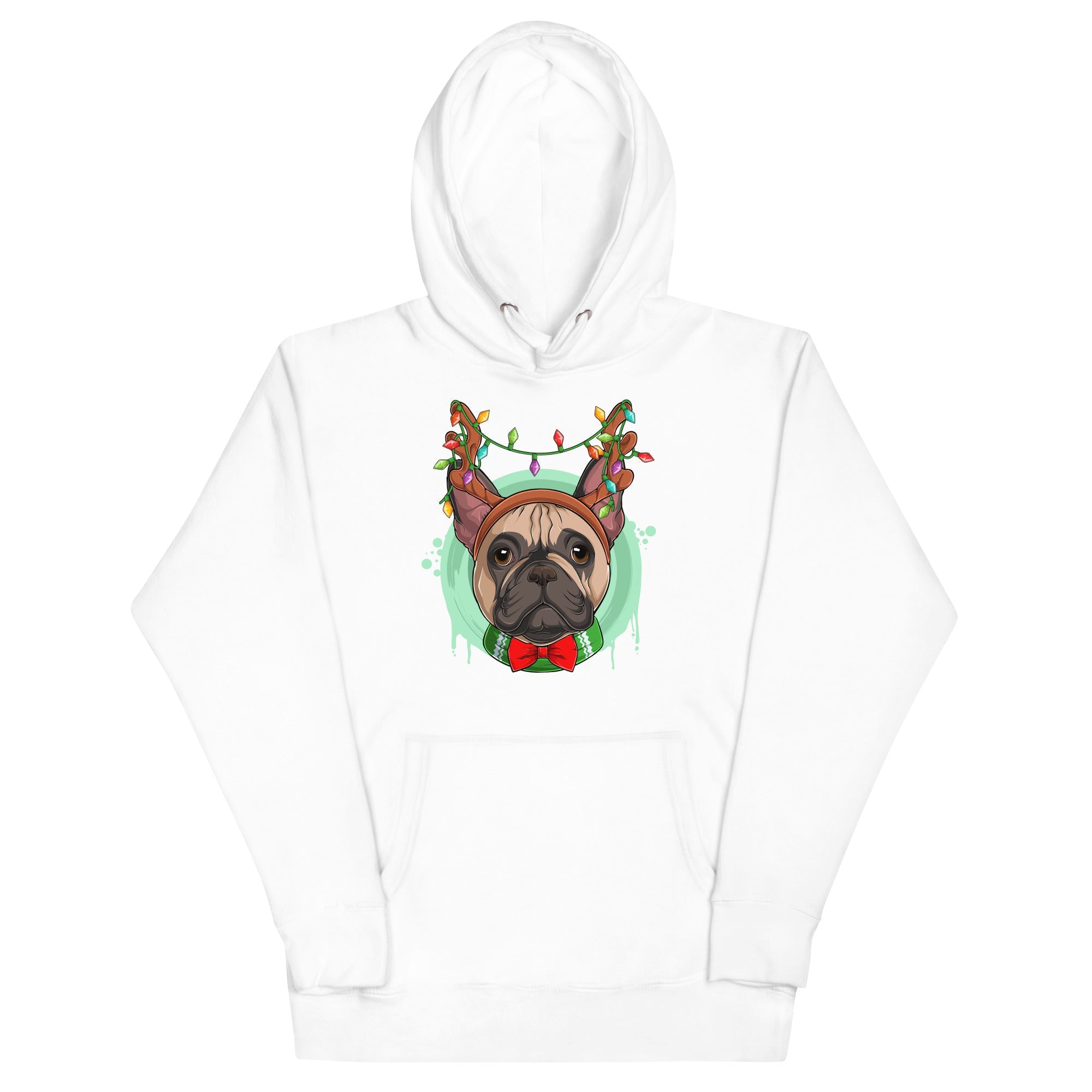 Christmas Lights + Antlers Unisex Hoodie